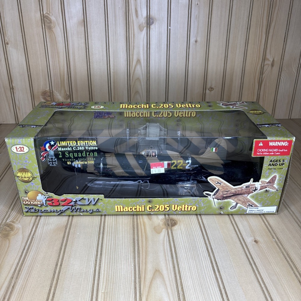 21st Century Toys 1:32 Macchi C.205 Veltro WWII Italy Fighter Plane 2 Squadron